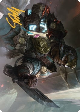Image for Retrieval Agent Art Card (Gold-Stamped Signature) (11) [Art Series: The Brothers' War]