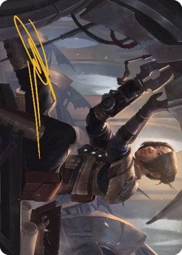 Image for Thopter Mechanic Art Card (Gold-Stamped Signature) (13) [Art Series: The Brothers' War]
