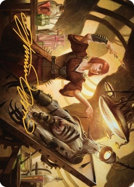 Image for Ashnod, Flesh Mechanist Art Card (Gold-Stamped Signature) (15) [Art Series: The Brothers' War]