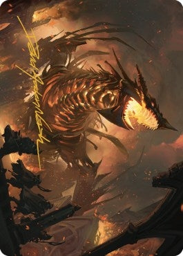 Image for The Fall of Kroog Art Card (Gold-Stamped Signature) (20) [Art Series: The Brothers' War]