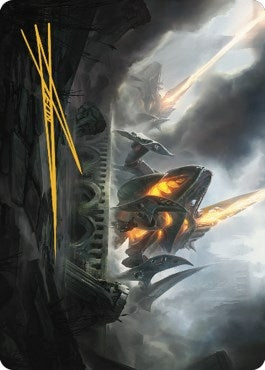 Image for Skitterbeam Battalion Art Card (Gold-Stamped Signature) (21) [Art Series: The Brothers' War]