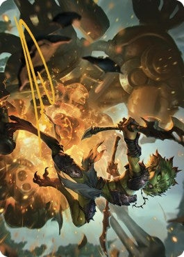 Image for Argothian Sprite Art Card (Gold-Stamped Signature) (23) [Art Series: The Brothers' War]