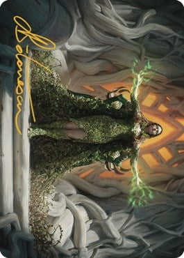 Image for Titania, Voice of Gaea Art Card (Gold-Stamped Signature) (26) [Art Series: The Brothers' War]