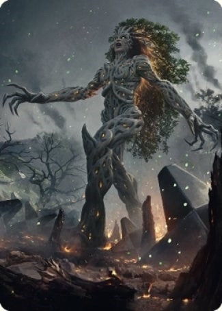 Image for Titania, Gaea Incarnate Art Card (27) [Art Series: The Brothers' War]