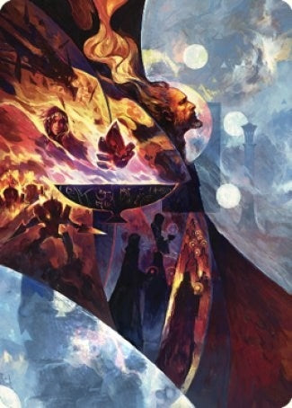 Image for Urza's Command Art Card (31) [Art Series: The Brothers' War]