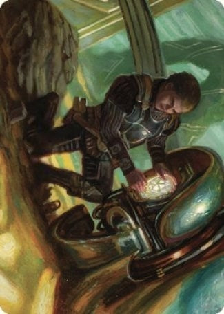 Image for Urza, Powerstone Prodigy Art Card (35) [Art Series: The Brothers' War]