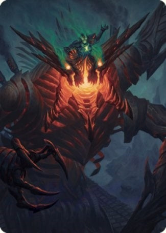 Image for Mishra, Lost to Phyrexia Art Card (38) [Art Series: The Brothers' War]