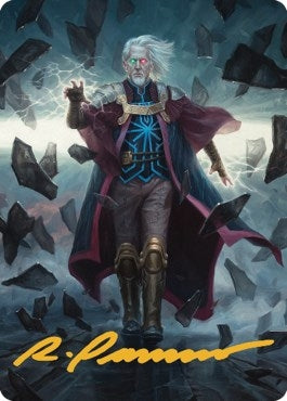 Image for Urza, Planeswalker Art Card (Gold-Stamped Signature) (42) [Art Series: The Brothers' War]
