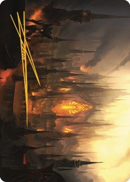 Image for Mishra's Foundry Art Card (Gold-Stamped Signature) (46) [Art Series: The Brothers' War]