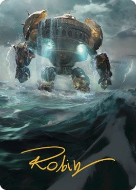Image for Island Art Card (Gold-Stamped Signature) (49) [Art Series: The Brothers' War]