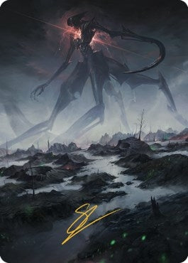 Image for Swamp (50) Art Card (Gold-Stamped Signature) (50) [Art Series: The Brothers' War]