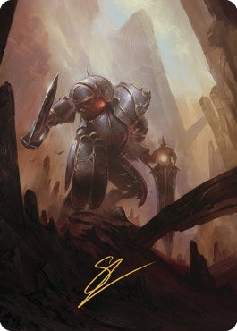 Image for Mountain Art Card (Gold-Stamped Signature) (52) [Art Series: The Brothers' War]
