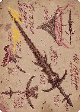 Image for Blackblade Reforged Art Card (Gold-Stamped Signature) (56) [Art Series: The Brothers' War]