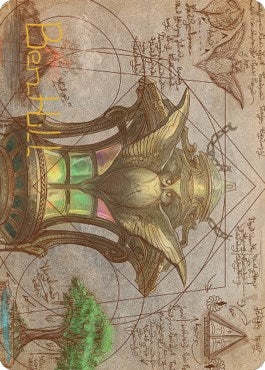 Image for Chromatic Lantern Art Card (Gold-Stamped Signature) (57) [Art Series: The Brothers' War]