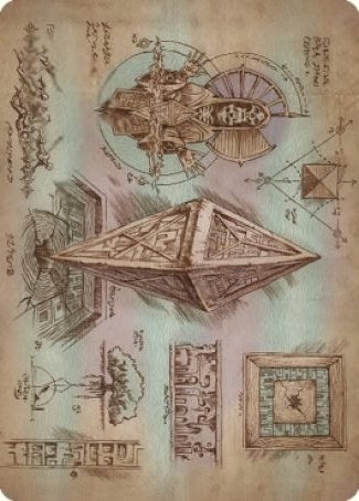 Image for Keening Stone Art Card (64) [Art Series: The Brothers' War]