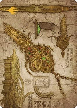 Image for Key to the City Art Card (Gold-Stamped Planeswalker Symbol) (65) [Art Series: The Brothers' War]