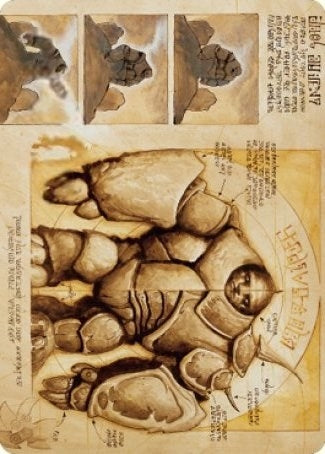 Image for Precursor Golem Art Card (72) [Art Series: The Brothers' War]