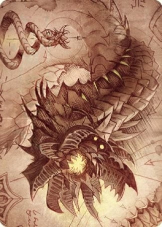 Image for Wurmcoil Engine Art Card (81) [Art Series: The Brothers' War]