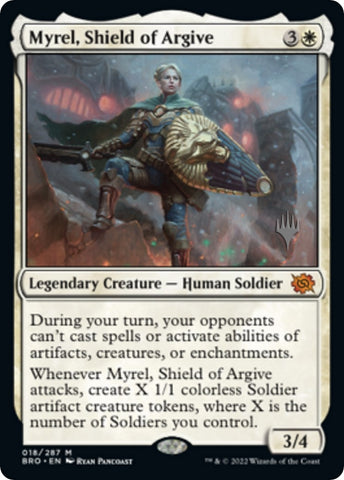 Image for Myrel, Shield of Argive (18) [Promo Pack: The Brothers' War]