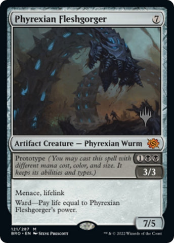 Image for Phyrexian Fleshgorger (121) [Promo Pack: The Brothers' War]
