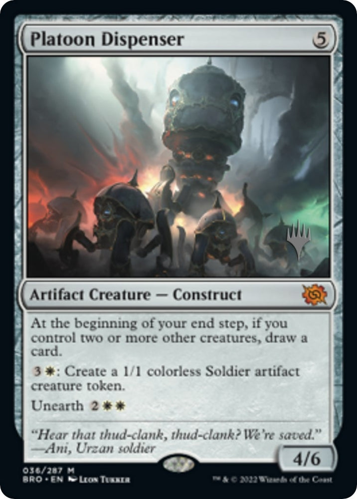 Image for Platoon Dispenser (36) [Promo Pack: The Brothers' War]