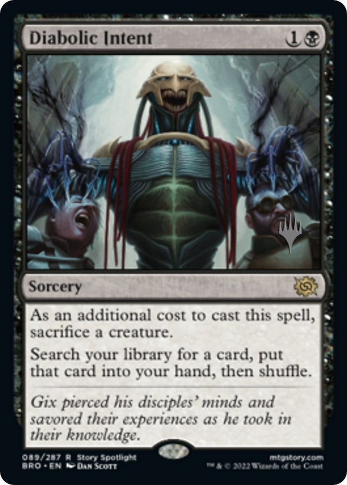 Image for Diabolic Intent (89) [Promo Pack: The Brothers' War]