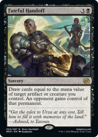 Image for Fateful Handoff (94) [Promo Pack: The Brothers' War]