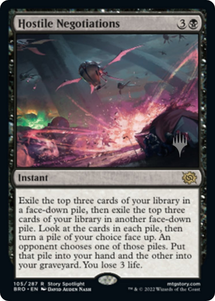 Image for Hostile Negotiations (105) [Promo Pack: The Brothers' War]
