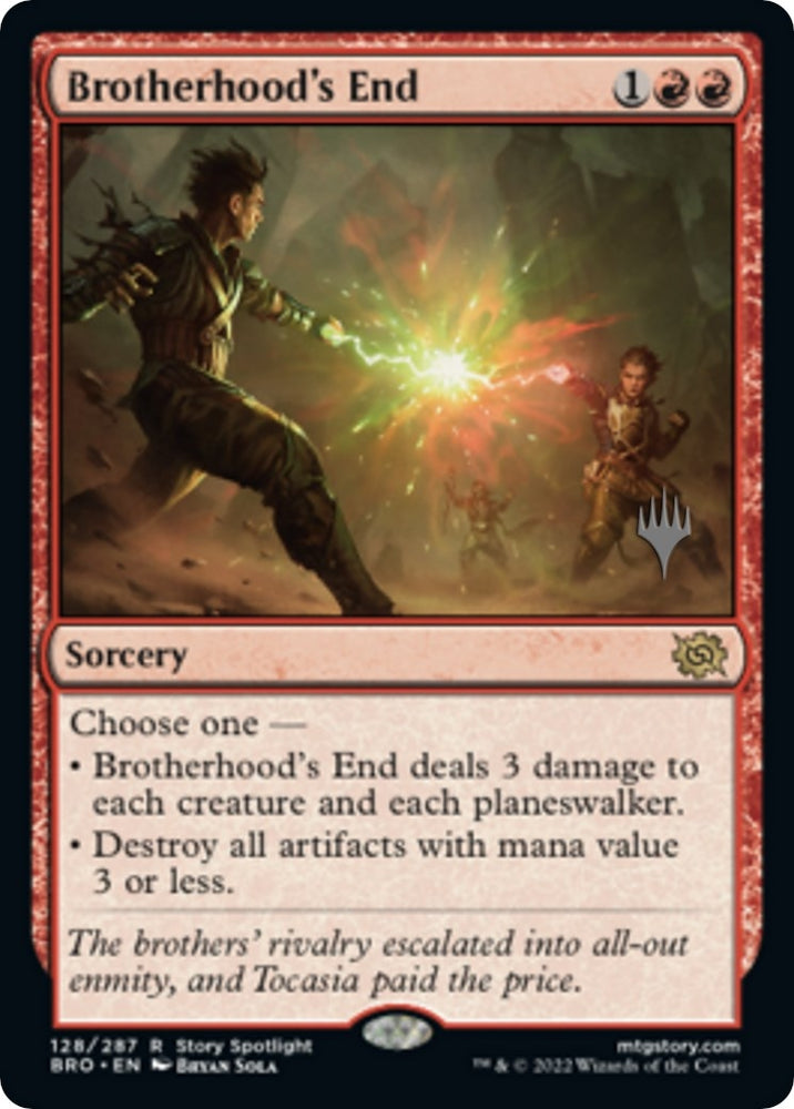 Image for Brotherhood's End (128) [Promo Pack: The Brothers' War]