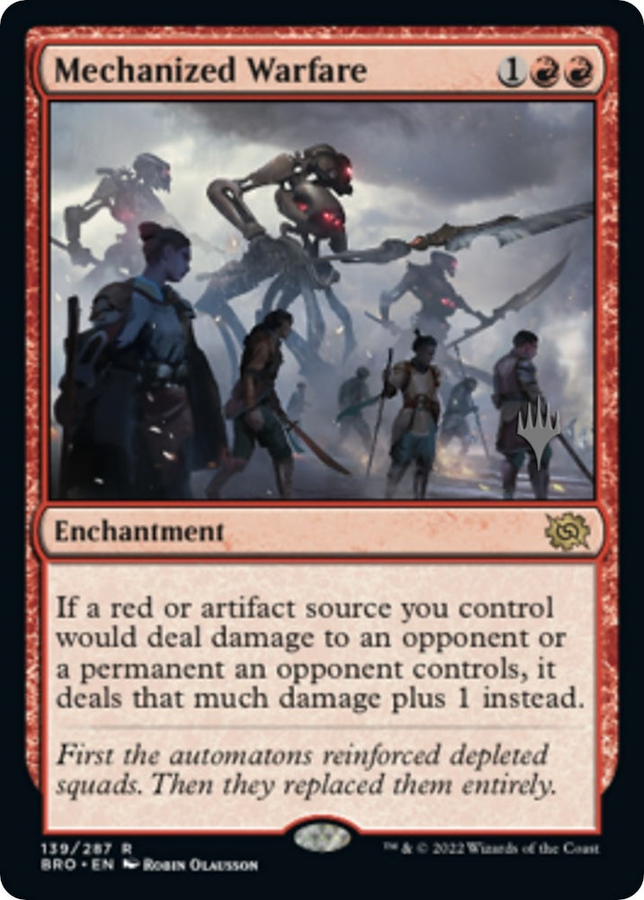 Image for Mechanized Warfare (139) [Promo Pack: The Brothers' War]