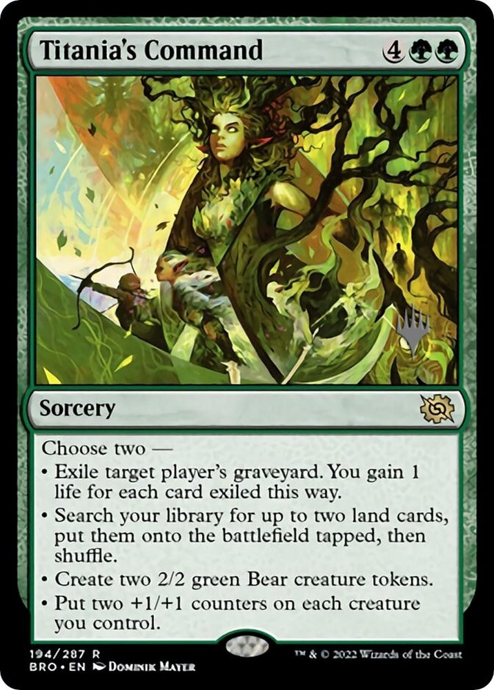 Image for Titania's Command (194) [Promo Pack: The Brothers' War]