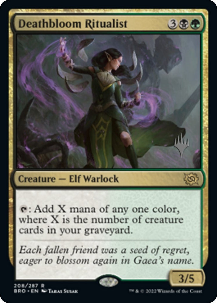 Image for Deathbloom Ritualist (208) [Promo Pack: The Brothers' War]
