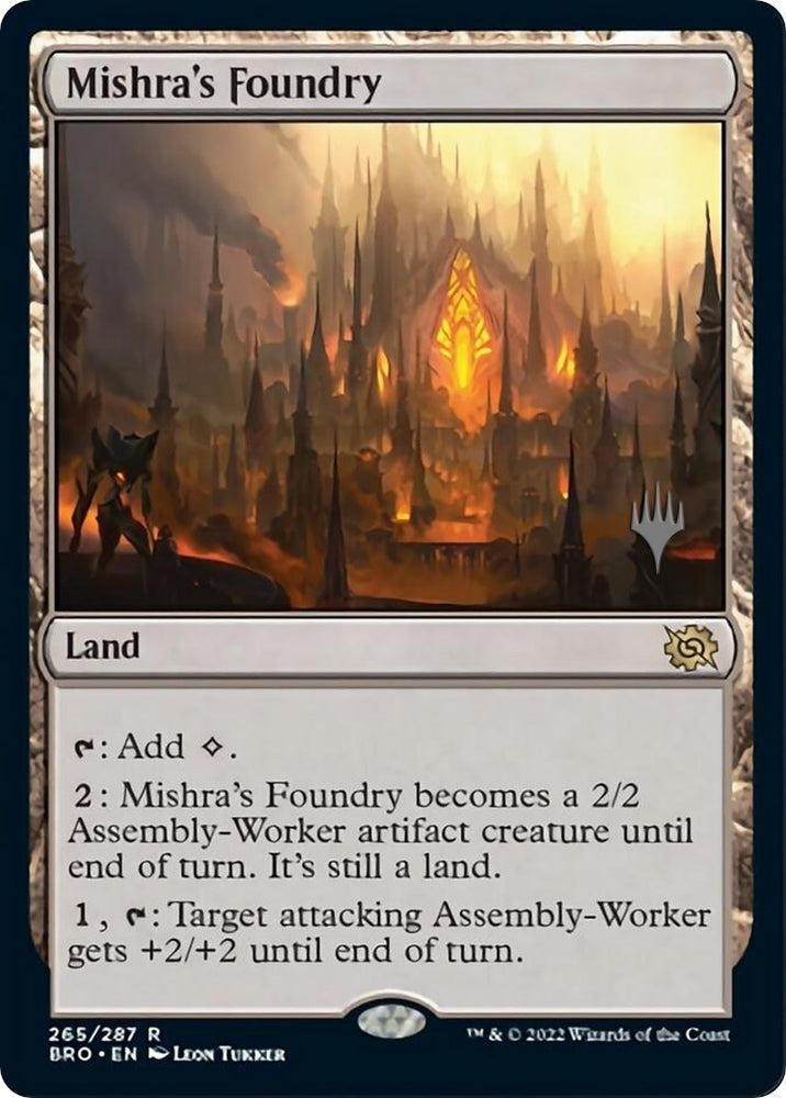 Image for Mishra's Foundry (265) [Promo Pack: The Brothers' War]