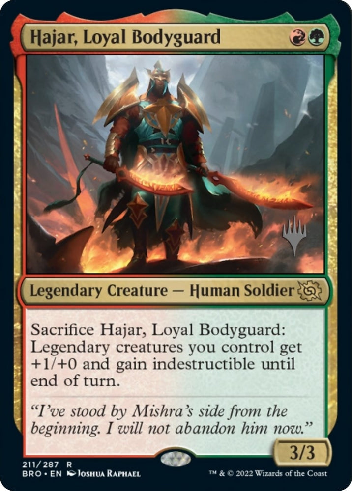 Image for Hajar, Loyal Bodyguard (211) [Promo Pack: The Brothers' War]