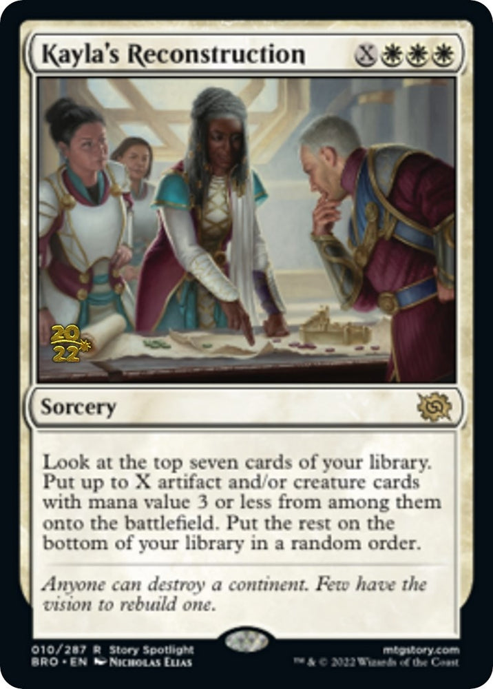 Image for Kayla's Reconstruction (10) [Prerelease Cards]