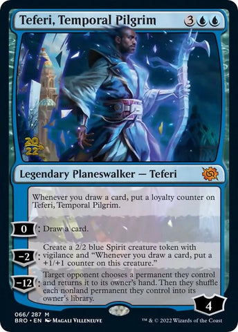 Image for Teferi, Temporal Pilgrim (66) [Prerelease Cards]