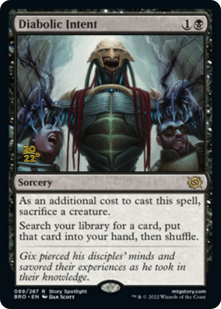 Image for Diabolic Intent (89) [Prerelease Cards]