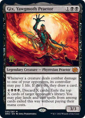 Image for Gix, Yawgmoth Praetor (95) [Prerelease Cards]