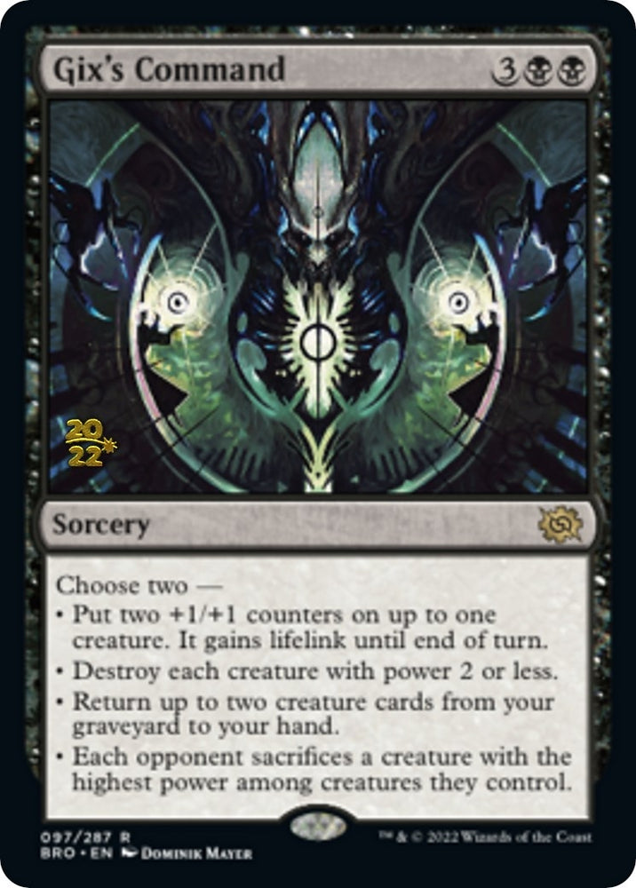 Image for Gix's Command (97) [Prerelease Cards]