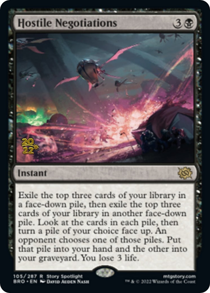 Image for Hostile Negotiations (105) [Prerelease Cards]