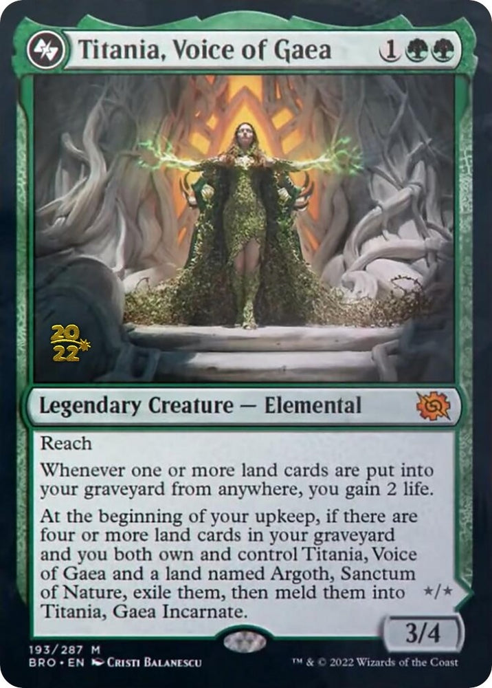 Image for Titania, Voice of Gaea (193) [Prerelease Cards]