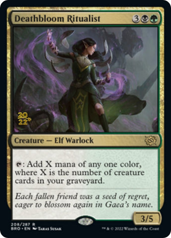 Image for Deathbloom Ritualist (208) [Prerelease Cards]