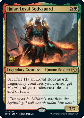 Image for Hajar, Loyal Bodyguard (211) [Prerelease Cards]