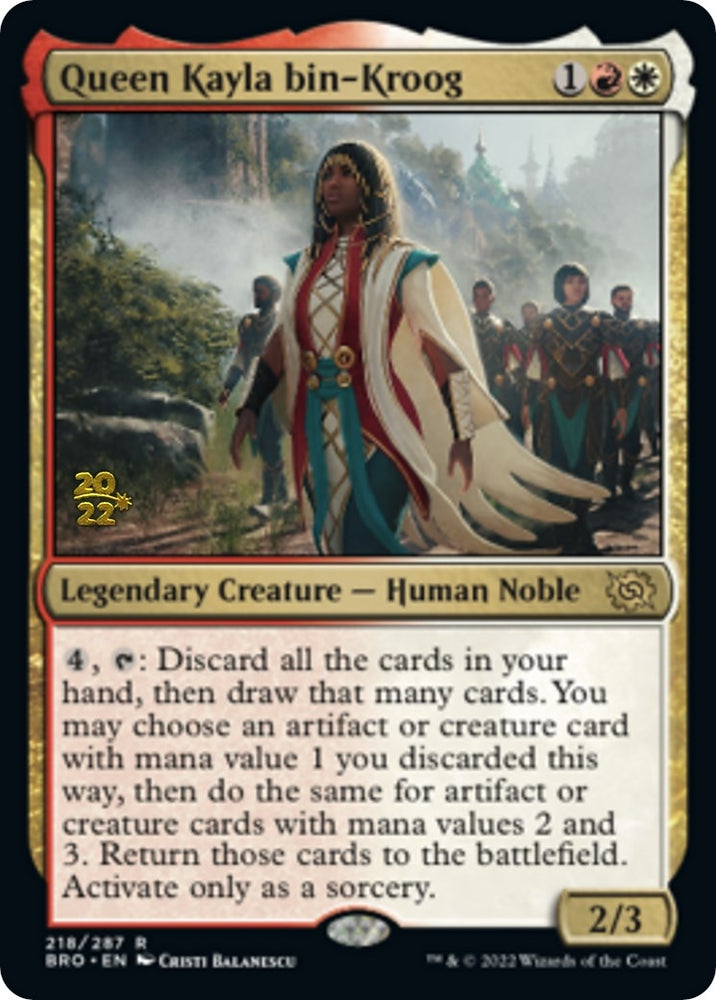 Image for Queen Kayla bin-Kroog (218) [Prerelease Cards]