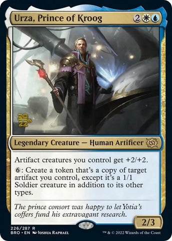 Image for Urza, Prince of Kroog (226) [Prerelease Cards]