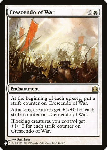 Image for Crescendo of War (12) [The List Reprints]