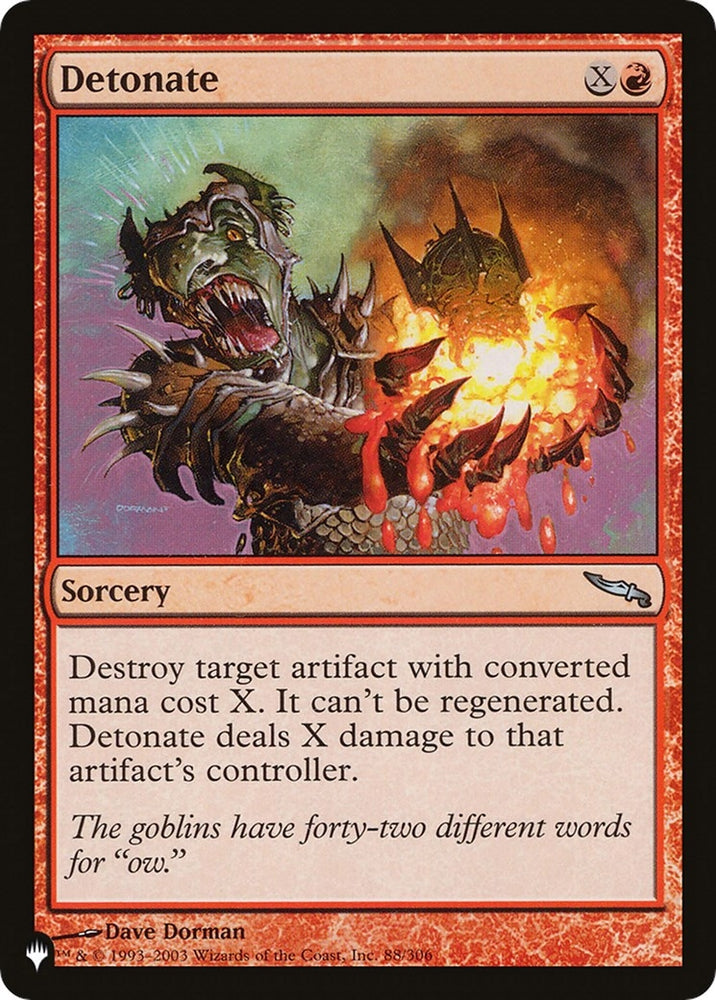 Image for Detonate (88) [The List Reprints]