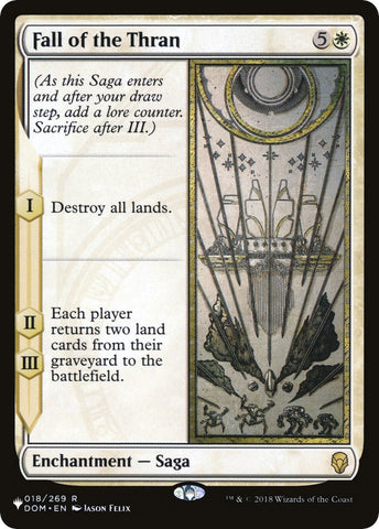 Image for Fall of the Thran (18) [The List Reprints]