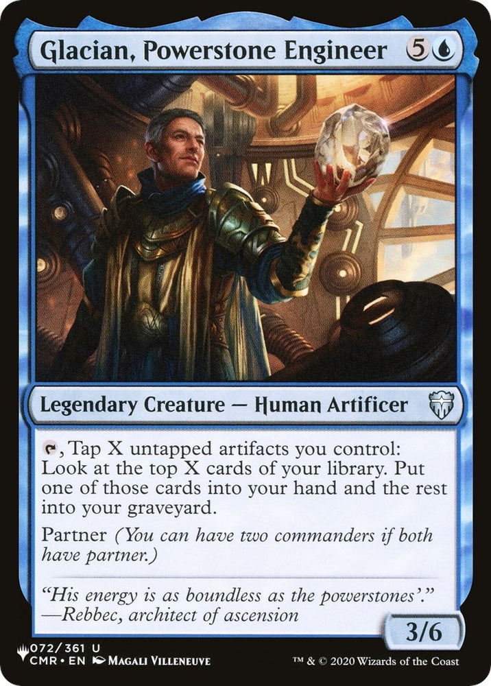 Image for Glacian, Powerstone Engineer (72) [The List Reprints]
