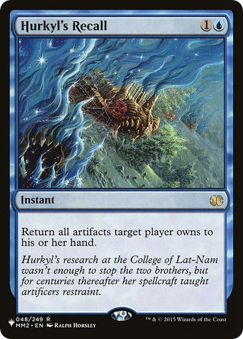 Image for Hurkyl's Recall (48) [The List Reprints]